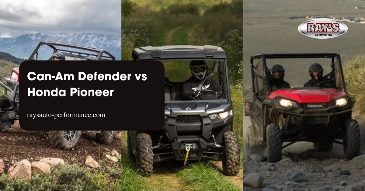 Can Am Defender vs Honda Pioneer