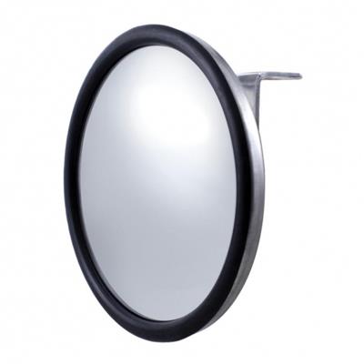 5" stainless convex mirror